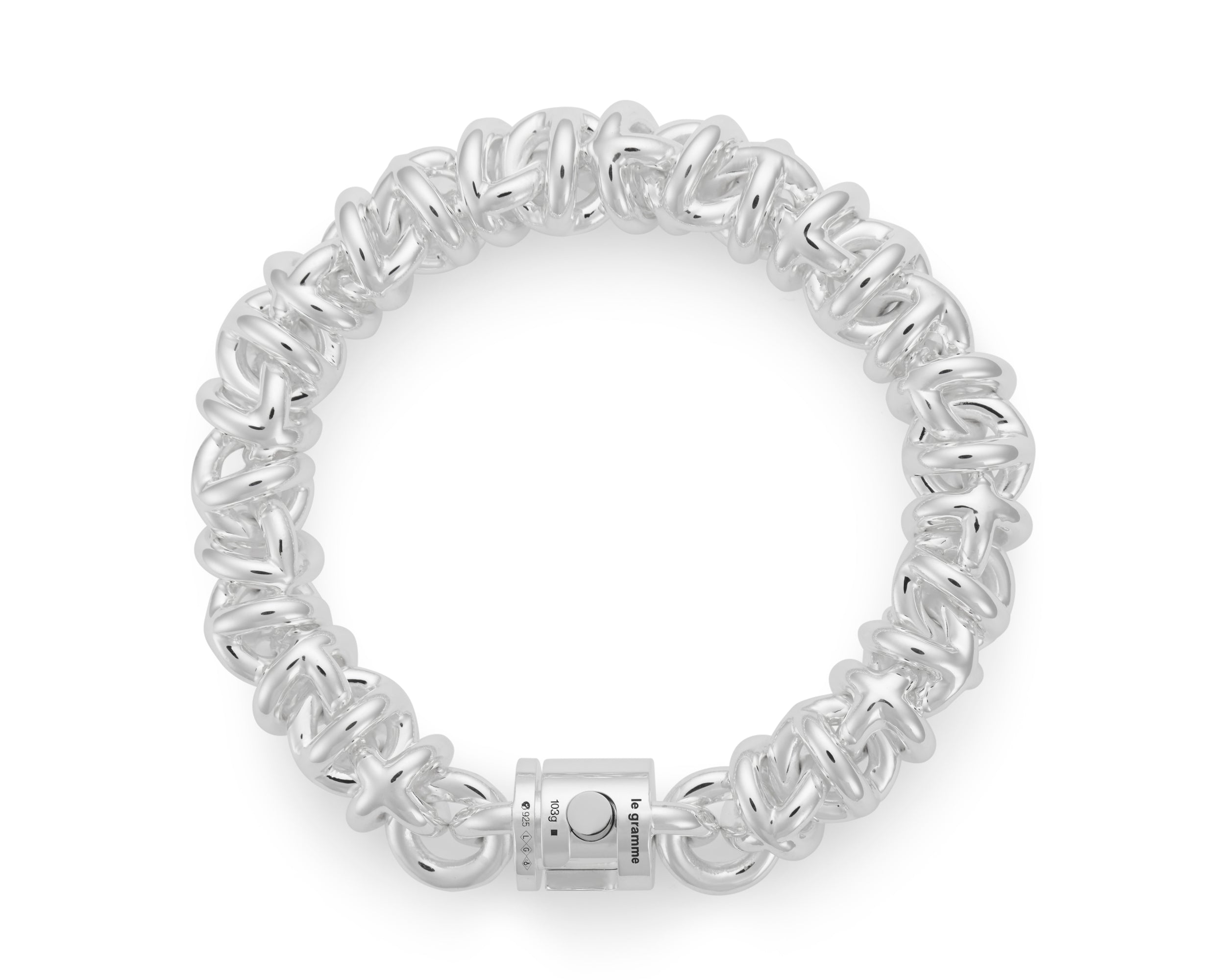 entrelacs bracelet le 103g
