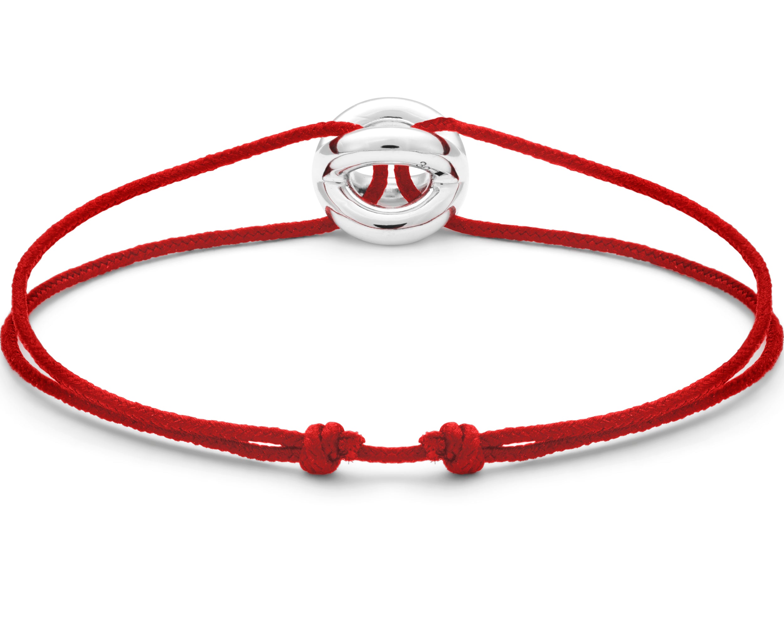 red interlaced cord bracelet le 3g
