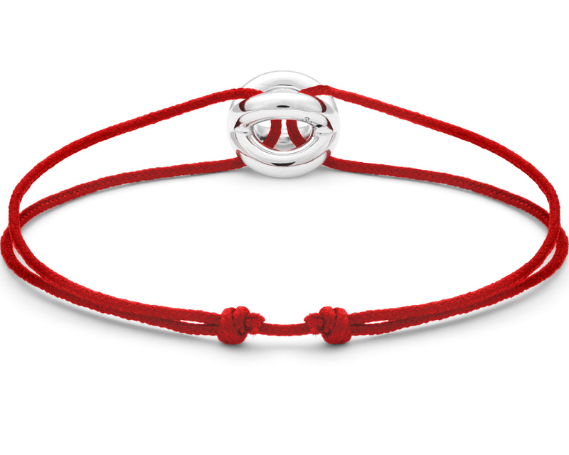 red interlaced cord bracelet le 3g