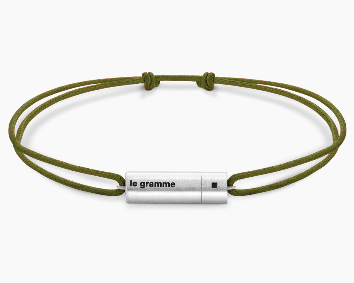 bracelet cordon câble kaki le 5g