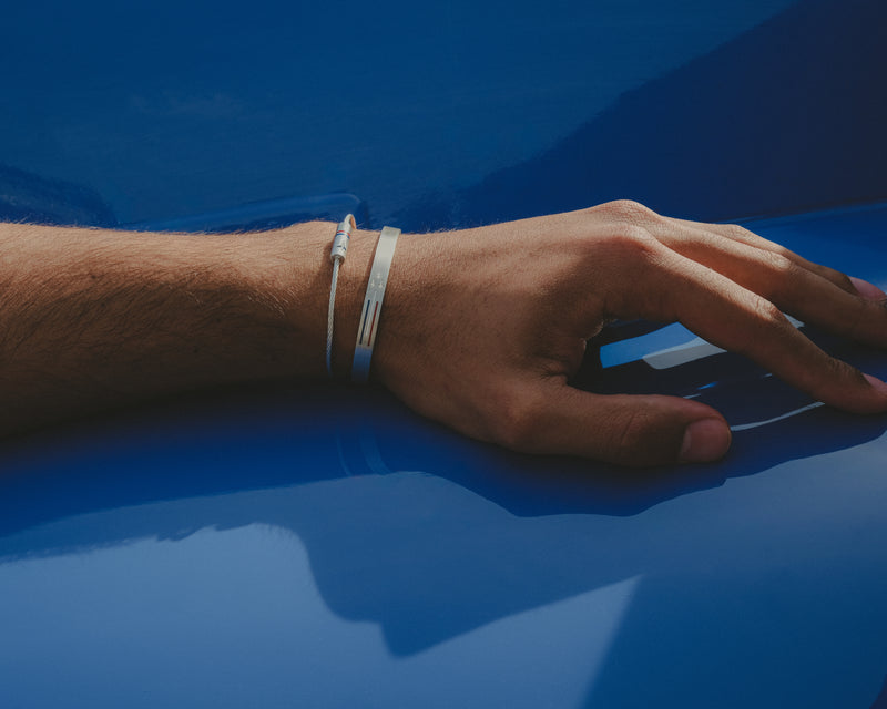 bracelet câble tricolore le 9g le gramme x La Patrouille de France