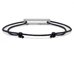 bracelet cordon laqué noir le 1,7g