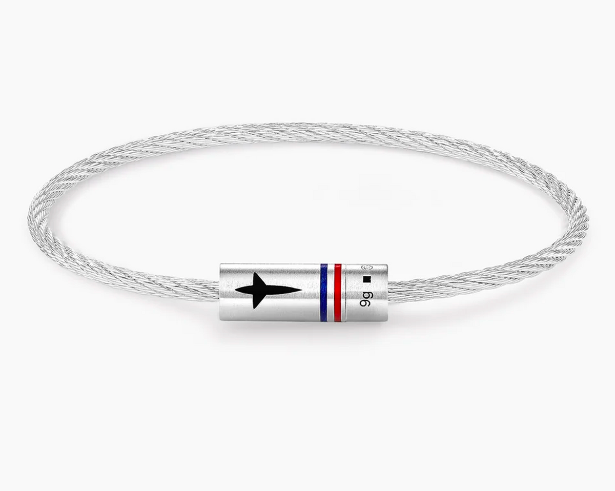 tricolor câble bracelet le 9g le gramme x La Patrouille de France
