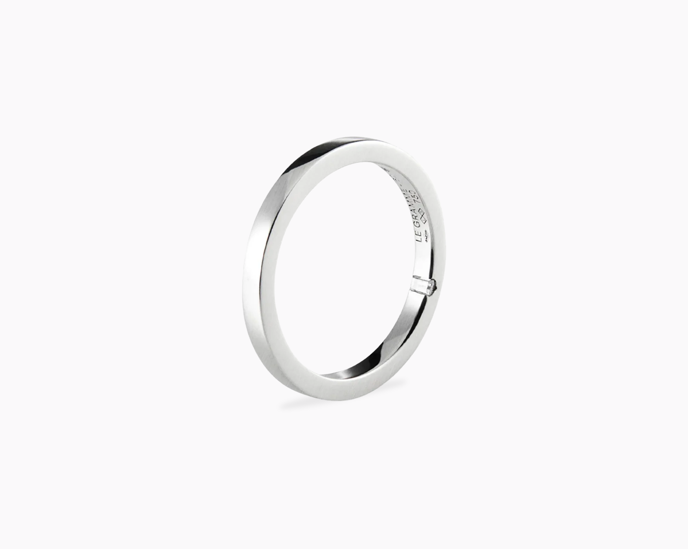 2mm diamond ribbon ring la 5g