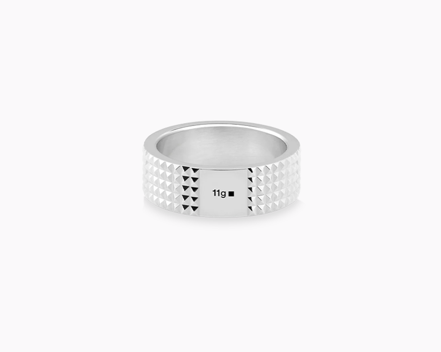 bague ruban guilloché la 11g