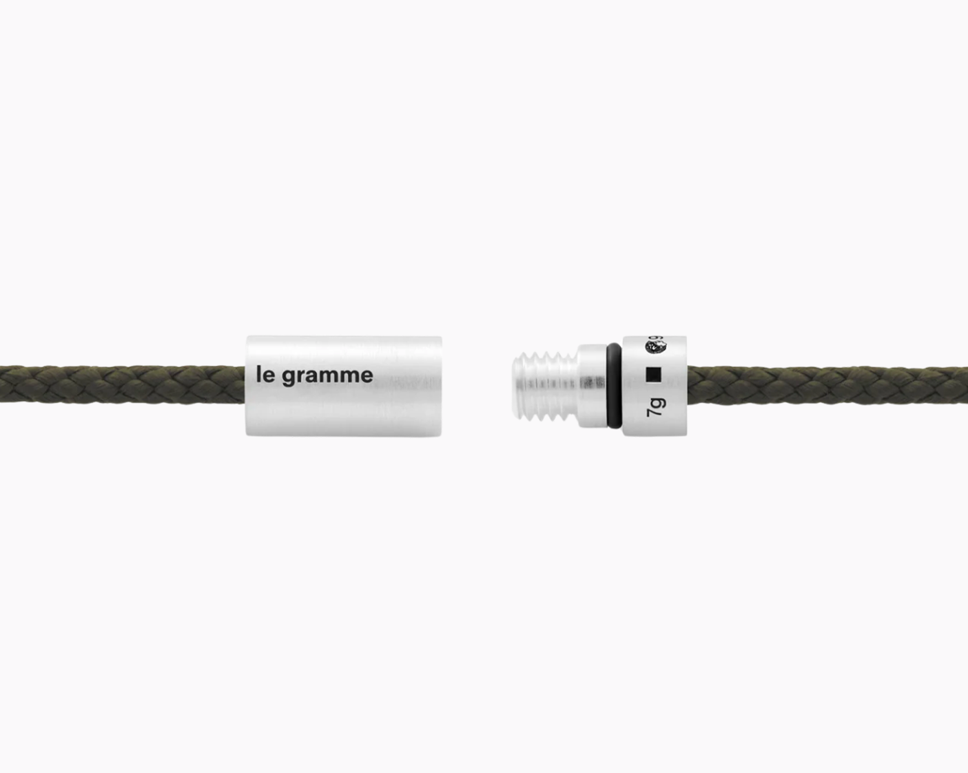 bracelet câble nato kaki le 7g