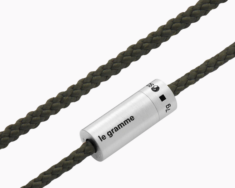 bracelet câble nato kaki le 7g