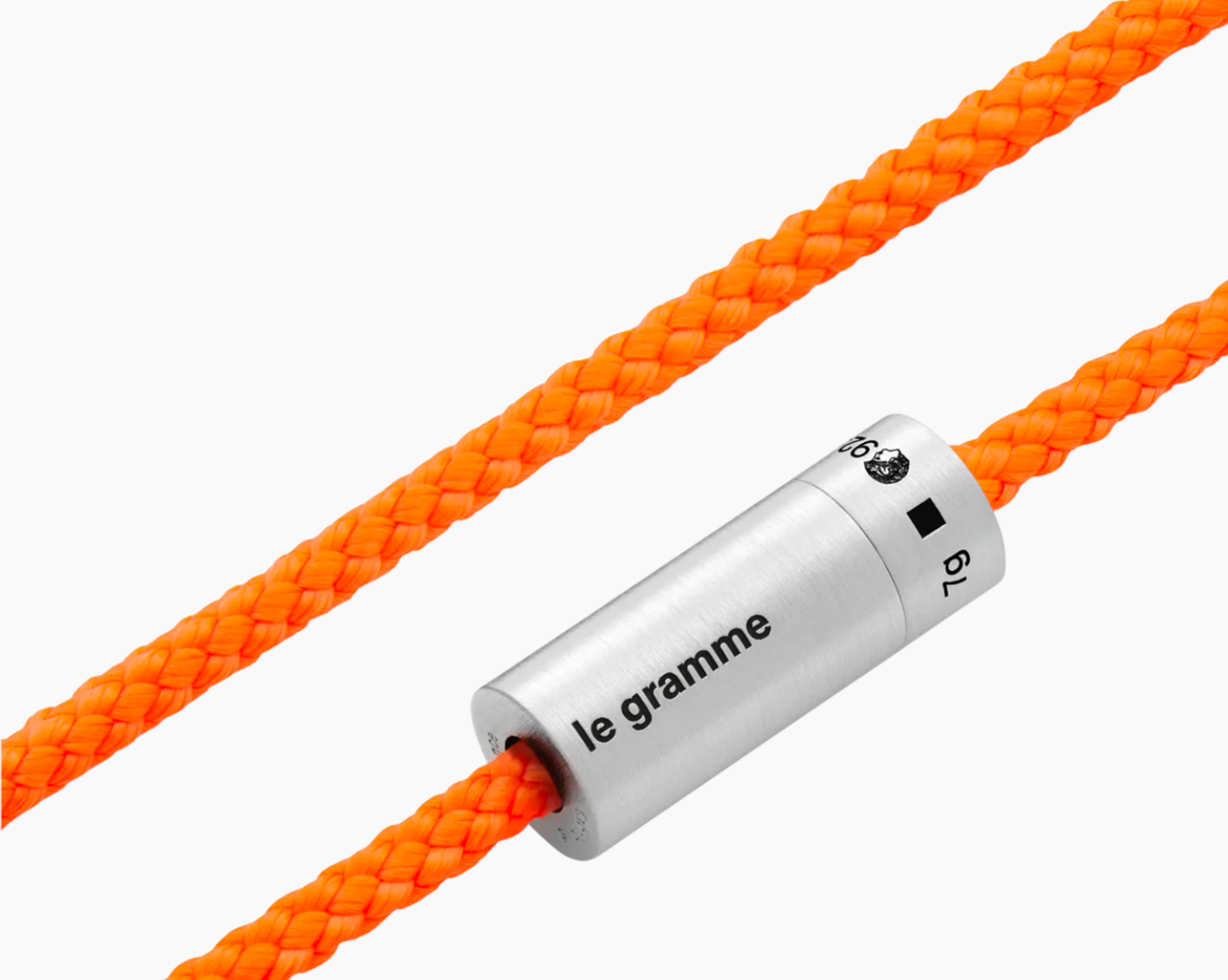 bracelet câble nato orange le 7g