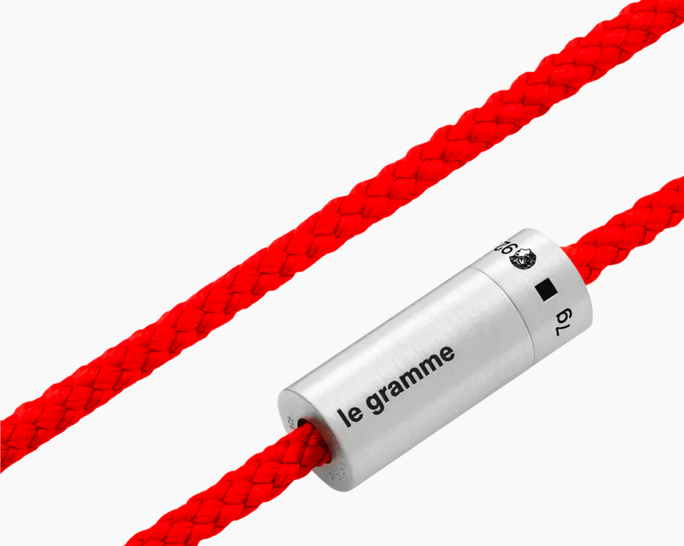 bracelet câble nato rouge le 7g