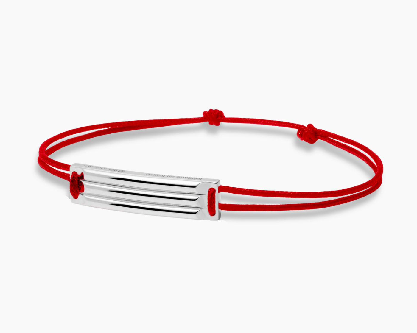 godron red cord bracelet le 5g – le gramme