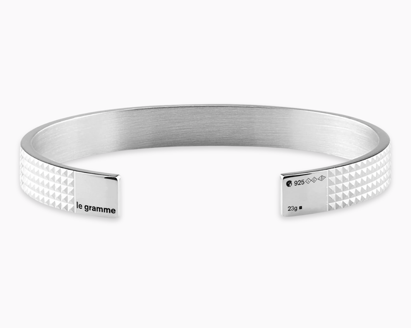 bracelet ruban guilloché le 23g