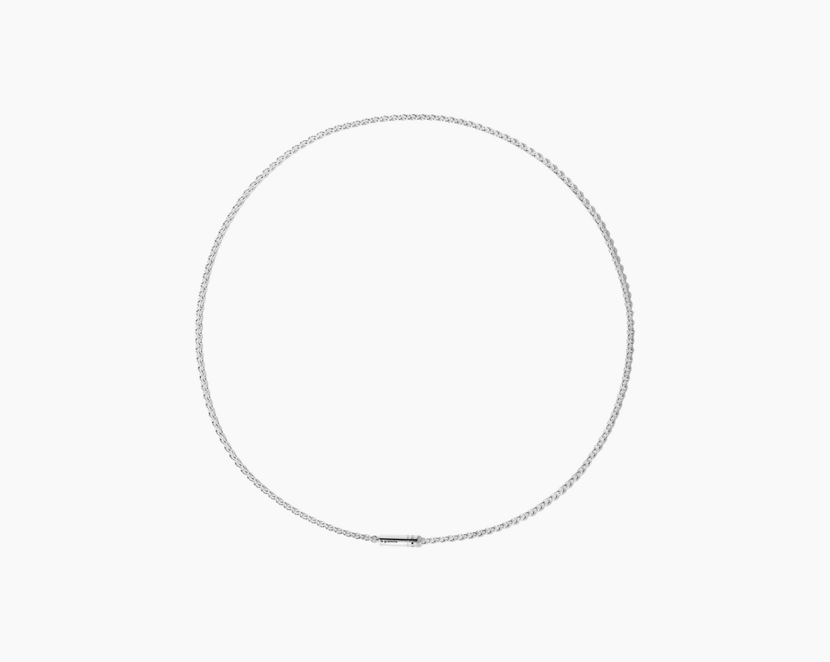 collier câble sur chaîne le 27g