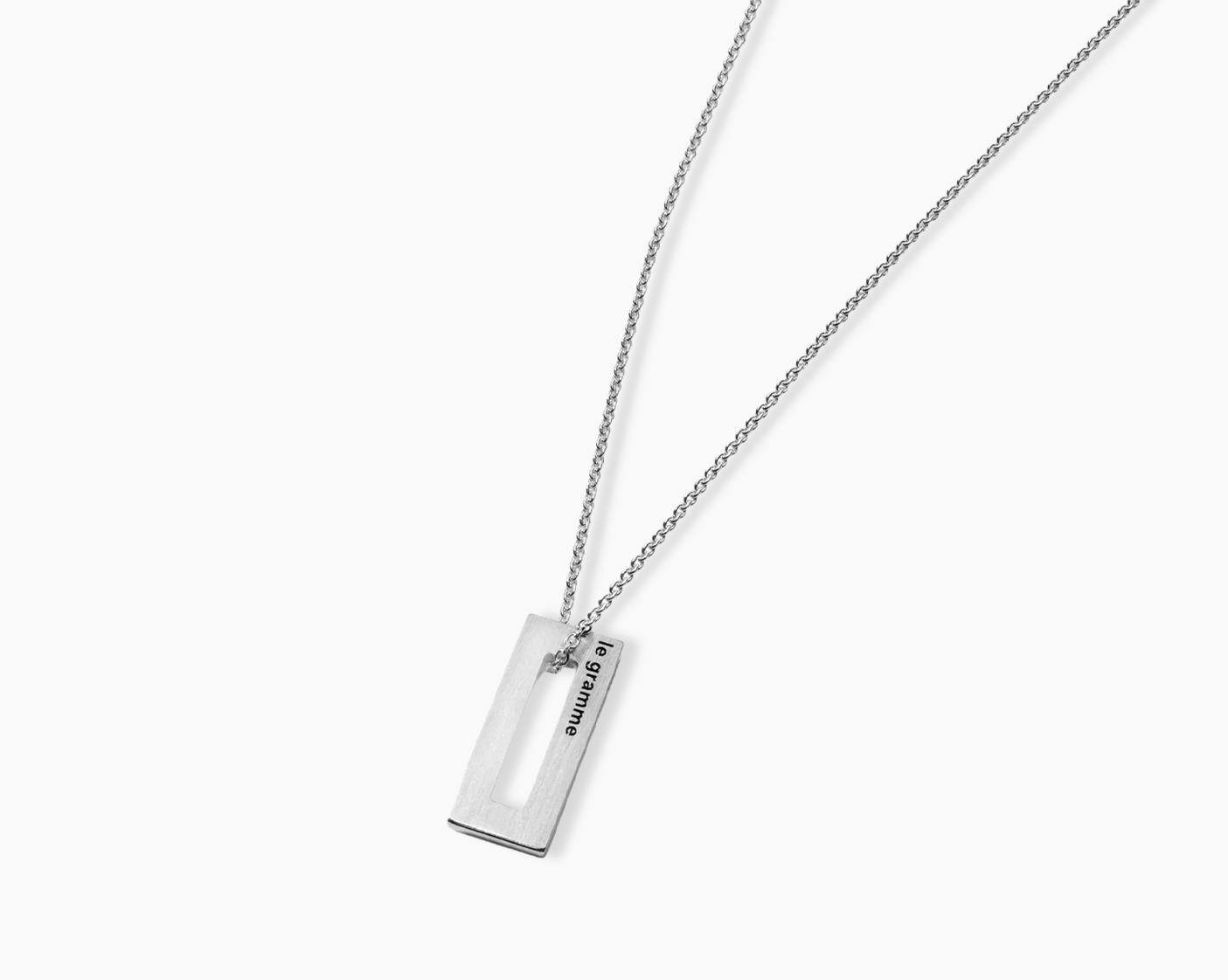 collier rectangle le 1,5g