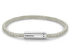 bracelet câble cuir beige le 7g