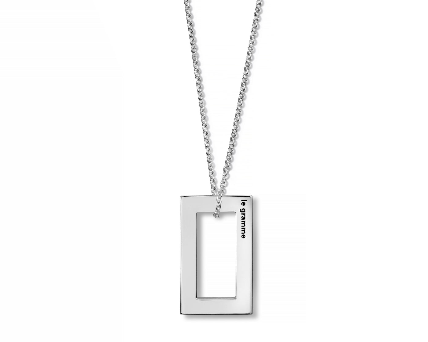 collier rectangle le 3,4g