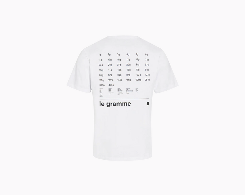 t-shirt blanc le 240g