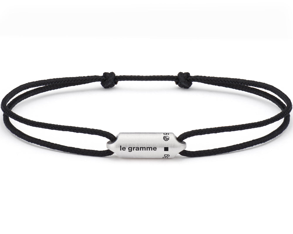 black cord bracelet le segment le 3g