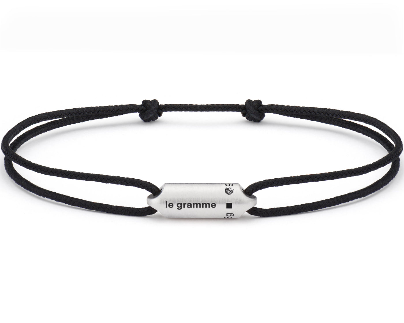 black cord bracelet le segment le 3g