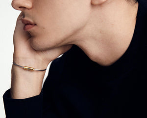 bracelet câble perforé le 6g