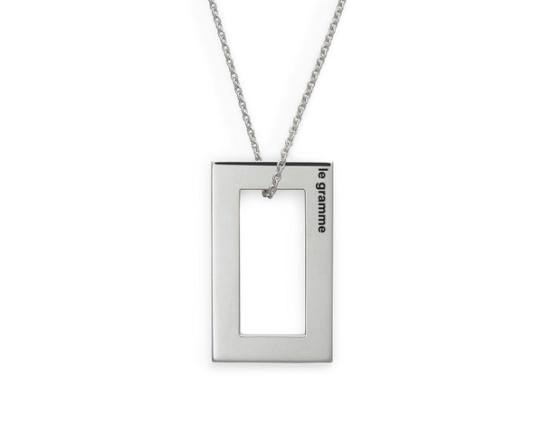 collier rectangle le 3,4g